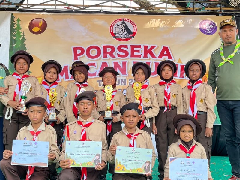 kegiatan pramuka penggalang PORSEKA MACAN PUTIH